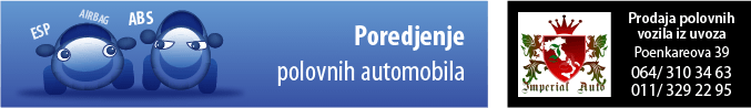 Poredjenje polovnih automobila