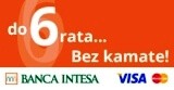 Intesa kartica za plaćanje registracije vozila