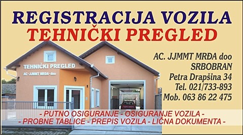 AUTOCENTAR PSAĐRM DOO Tehnički pregled