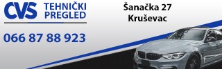 Tehnički pregled CVS Kruševac 1