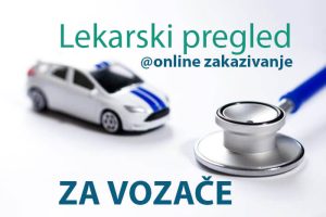 Lekarski pregled za vozače.
