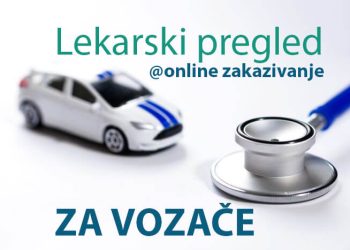 Lekarski pregled za vozače.