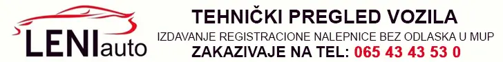 Leni Auto tehnički pregled Lazarevac