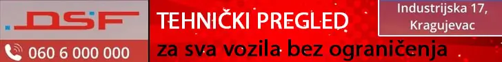 Tehnički pregled DSF - Kragujevac