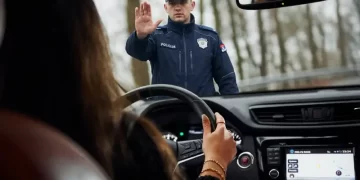Kazna za za saobraćajni prekršaj.
