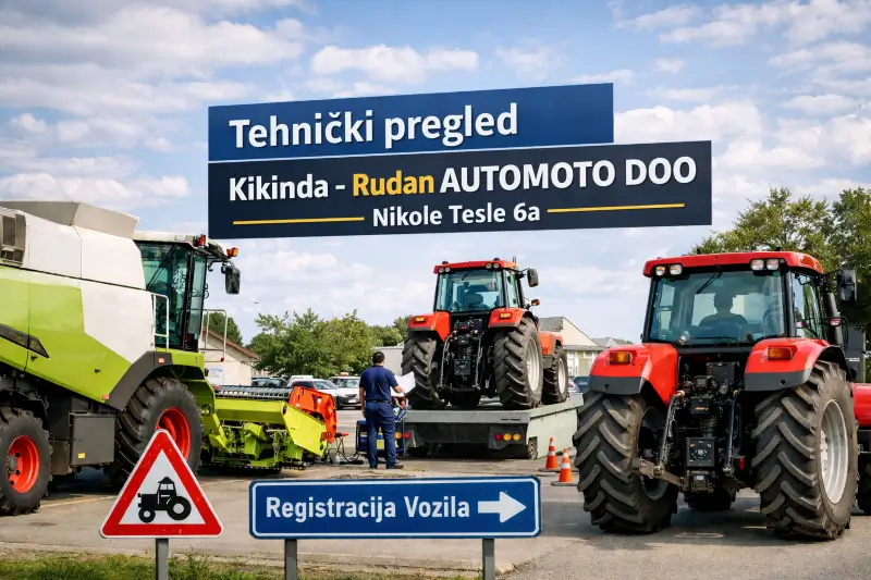 registracija kombajna, traktora, kikinda