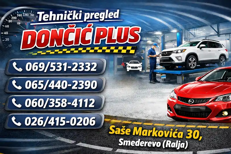 Tehnički pregled DONČIĆ PLUS Smederevo