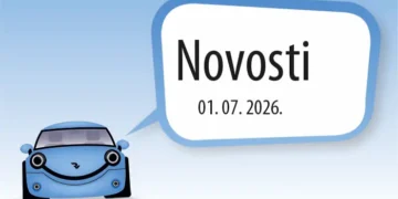 Ažurirane takse za registraciju vozila od 1. jula 2026.