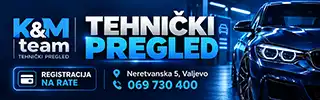 Tehnički pregled K&M Valjevo